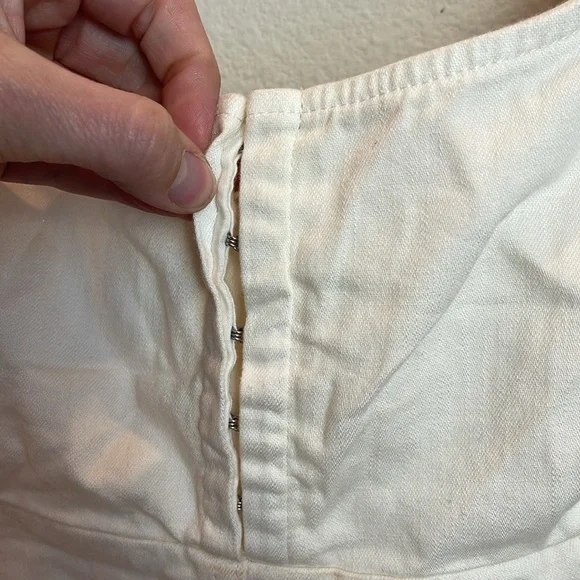 NWT Free People Cheyenne Puff Sleeve Denim Dress Size Medium - Picture 6 of 15